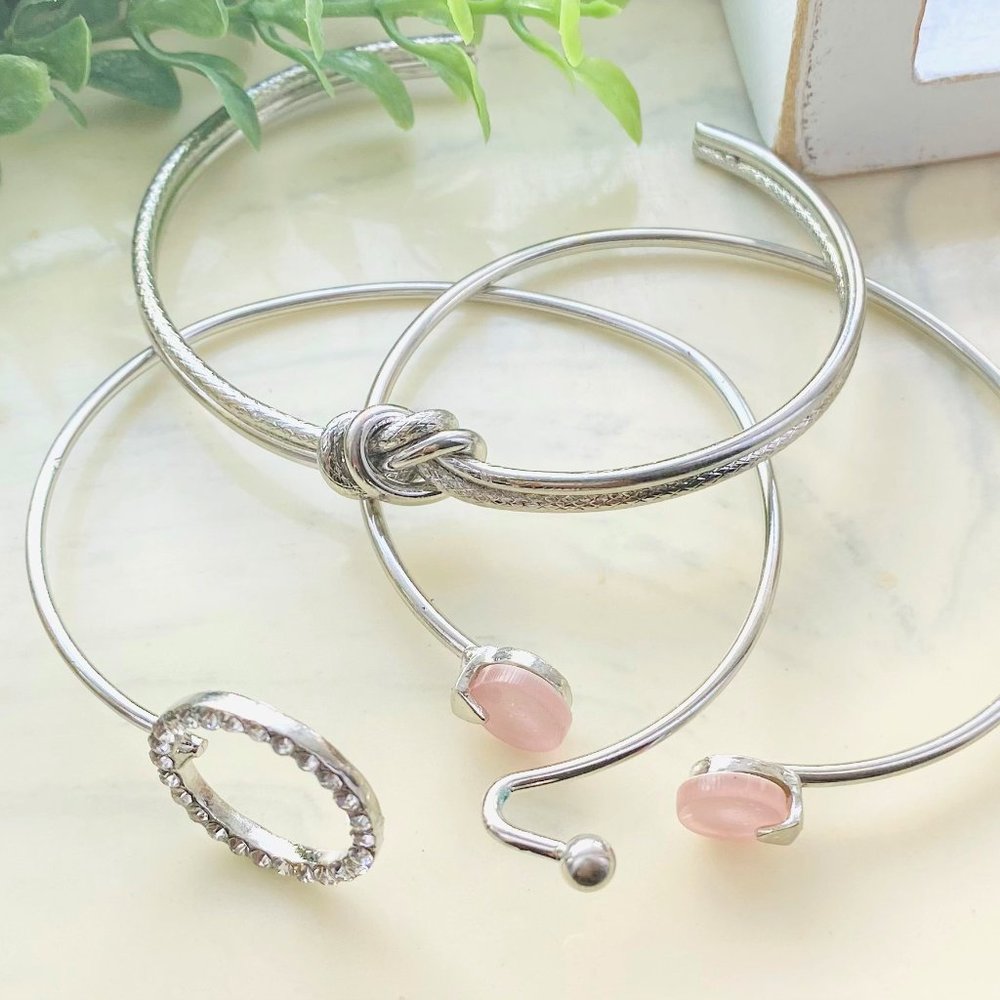Pink Diamond Bangle Set - Picture 2 of 2